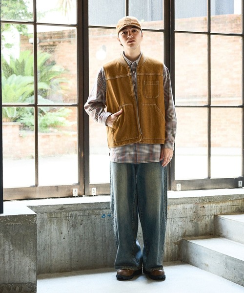 niko and...（ニコアンド）の「EXTRA WIDE DENIM PANTS【niko and ...JEANS 2025AW】（デニムパンツ・メンズ・チャコール/アクア・MEDIUM/LARGE）」の16枚目の写真