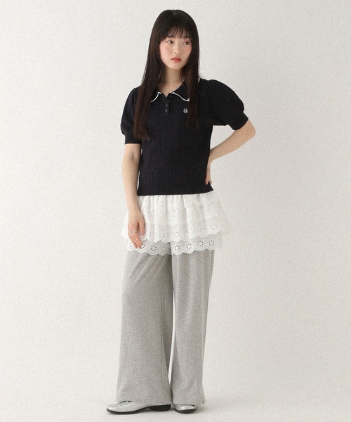 マーズ同型　レースショートパンツ AZUL BY MOUSSY | ストレッチスラブ天竺カーゴショーツ