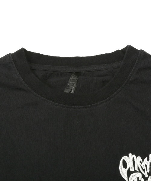 LUXSTYLE(ラグスタイル)の「ピグメントハードウォッシュハートロゴ刺繍スリーブレスTシャツ(Tシャツ/カットソー・メンズ・ブラック系その他/ブラック系その他2・S/XL/L/M)」の3枚目の写真