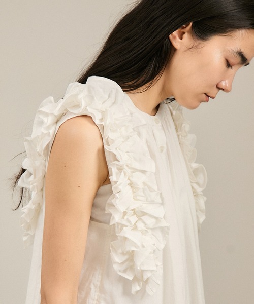 crinkle crinkle crinkle SLOB別注 crinkle crinkle crinkle SLOBE別注 embroidery camisole