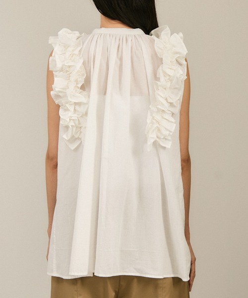 ブラウス シャツ Crinkle Blouse レディース crinkle ブラウス シャツ 「crinkle crinkle」別注side frill no