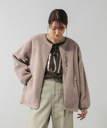 GLOBAL WORK腕ボア＊ミリタリーコートXXL GLOBAL WORK（グローバルワーク）の「リバーシブルキルトボアコート