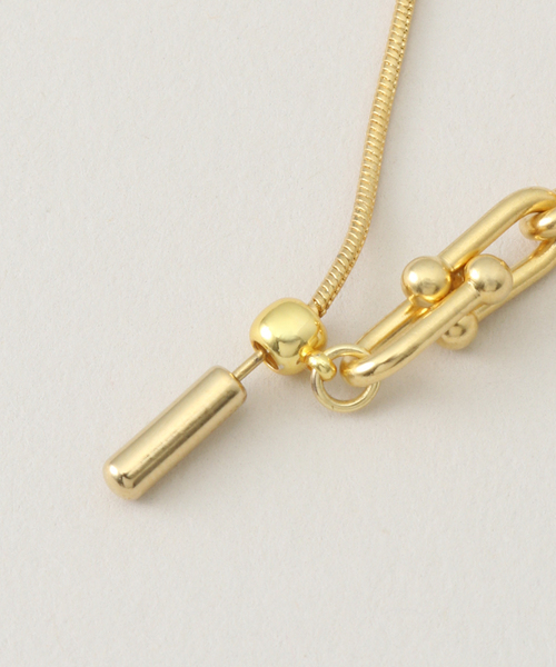Spick & Span（スピックアンドスパン）の「EO / イオ SLIDE NECKLACE（ネックレス・レディース・ゴールド・FREE）」の5枚目の写真
