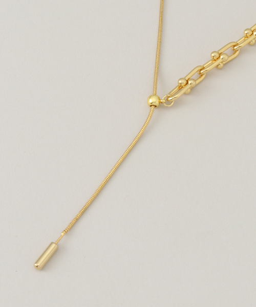 Spick & Span（スピックアンドスパン）の「EO / イオ SLIDE NECKLACE（ネックレス・レディース・ゴールド・FREE）」の6枚目の写真