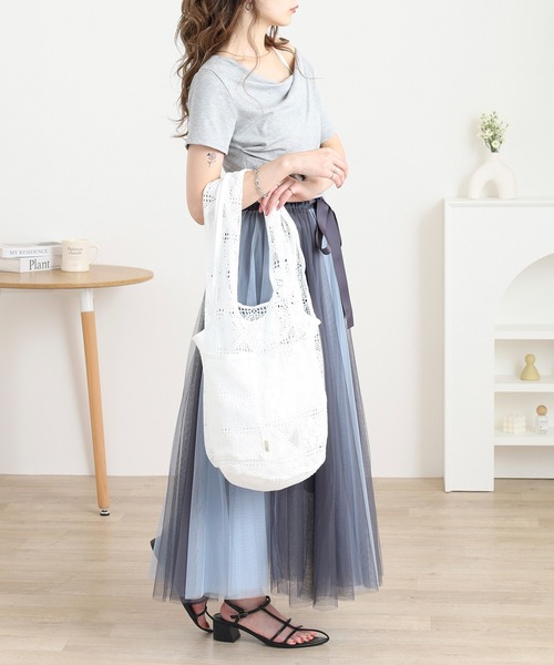 ROOTOTE(ルートート)の「ROOTOTE レース編みトート(トートバッグ・レディース・ホワイト/キナリ・FREE)」の15枚目の写真