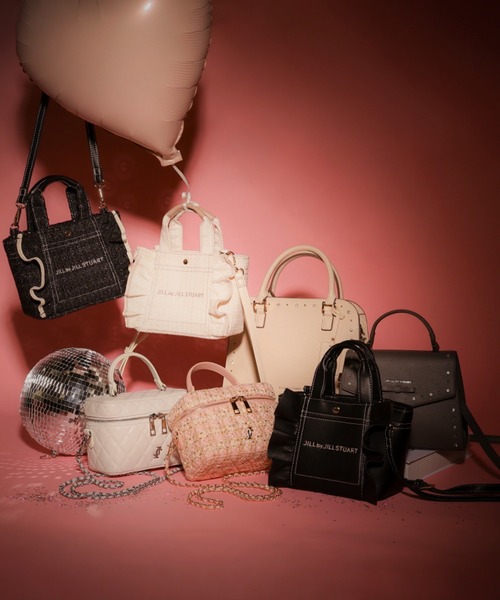 JILL♪出品 ◇ビジュースタッズフラップショルダーバッグ（ショルダーバッグ
