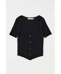 【EC・一部店舗限定】TULLE TRIM ハーフスリーブカーディガン