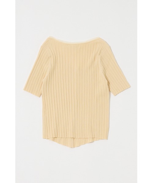 MOUSSY（マウジー）の「【EC・一部店舗限定】TULLE TRIM ハーフスリーブカーディガン（カーディガン/ボレロ・レディース・ホワイト/ライトイエロー/ブラック・FREE）」の16枚目の写真