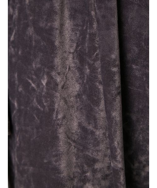 FRAY I.D（フレイアイディー）の「クラッシュベロアドロストワイドパンツ（その他パンツ・レディース・グレー/チャコールグレー/アイボリー・1/0）」の9枚目の写真