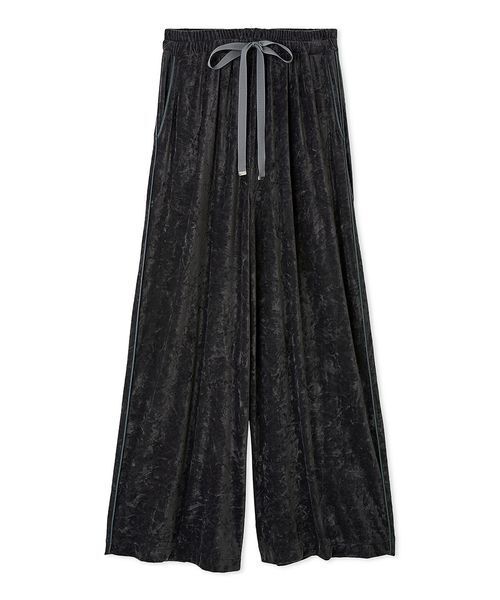 FRAY I.D（フレイアイディー）の「クラッシュベロアドロストワイドパンツ（その他パンツ・レディース・グレー/チャコールグレー/アイボリー・1/0）」の17枚目の写真