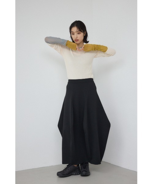 PLUS（プラス）の「【PLUS】シアードッキングトップス（Tシャツ/カットソー・レディース・ブラウン/アイボリー/ブラック/グレー・FREE）」の18枚目の写真