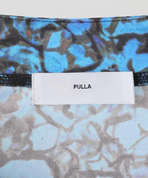 TOGA PULLA(トーガ プルラ)の「TOGA PULLA Smooth jersey L/S TP252-JK238:カットソー(Tシャツ/カットソー・レディース・ブルー・38)」の14枚目の写真