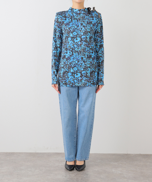 TOGA PULLA(トーガ プルラ)の「TOGA PULLA Smooth jersey L/S TP252-JK238:カットソー(Tシャツ/カットソー・レディース・ブルー・38)」の18枚目の写真