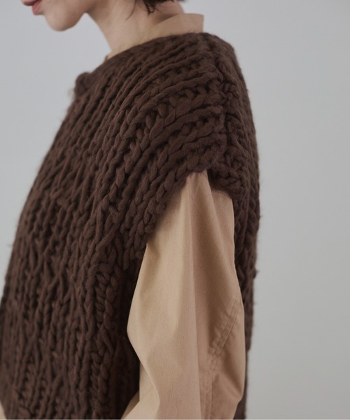 ハンドニットベスト（ベスト）｜ANGIE（アンジー）の