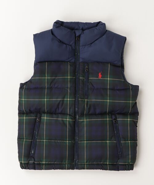 チェック ダウン ベスト（ダウンベスト）｜POLO RALPH LAUREN