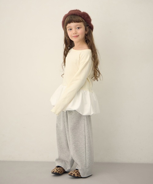 Piet(ピエット)の「バルーン スウェットパンツ(スウェットパンツ・キッズ・グレー/ブラック・130/120/110/100)」の17枚目の写真