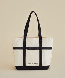 Maison de FLEUR | マルチポケット帆布トートMバッグ(トートバッグ)