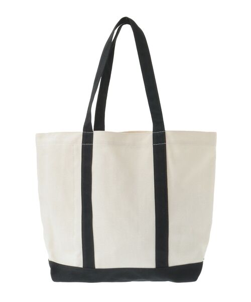 Maison de FLEUR（メゾンドフルール）の「マルチポケット帆布トートMバッグ（トートバッグ・レディース・ブラック/アイボリー・FREE）」の11枚目の写真