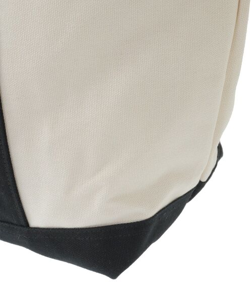 Maison de FLEUR（メゾンドフルール）の「マルチポケット帆布トートMバッグ（トートバッグ・レディース・ブラック/アイボリー・FREE）」の15枚目の写真