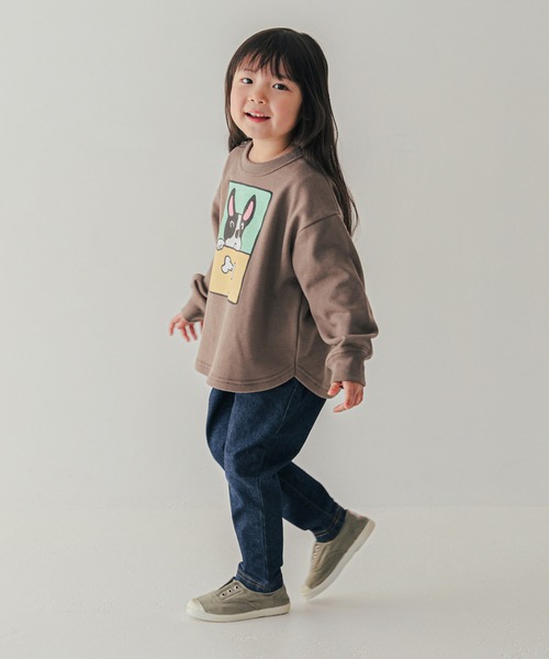 FOV（フォブ）の「フォブ F/B DOG トレーナー（スウェット・キッズ・アイボリー/アッシュグレー/チャコールグレー・120cm/100cm/130cm/110cm/90cm）」の17枚目の写真