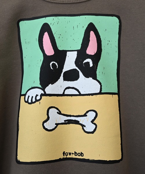 FOV（フォブ）の「フォブ F/B DOG トレーナー（スウェット・キッズ・アイボリー/アッシュグレー/チャコールグレー・120cm/100cm/130cm/110cm/90cm）」の18枚目の写真