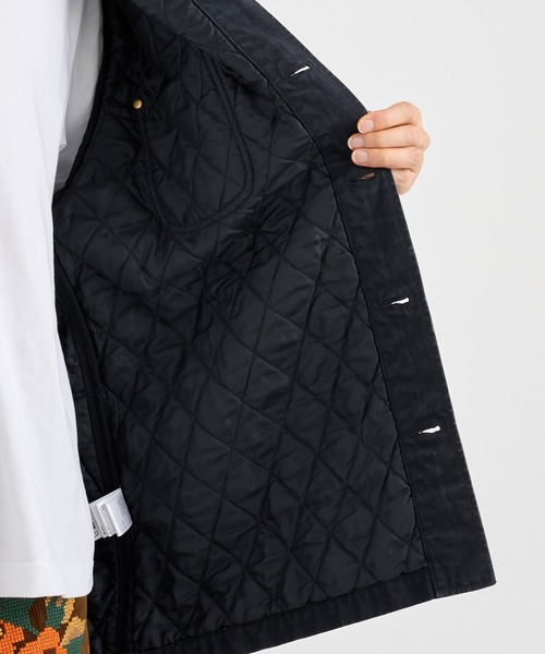 KHOKI / コッキ】Vintage-effect work coat（ミリタリージャケット