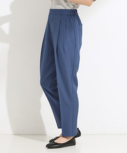 DRESKIP(ドレスキップ)の「【洗濯機可】きれいめにもカジュアルにも 麻調テーパードパンツ(その他パンツ・レディース・ブルー系その他/ブラウン系その他/チャコールグレー・04/03/02/01)」の13枚目の写真