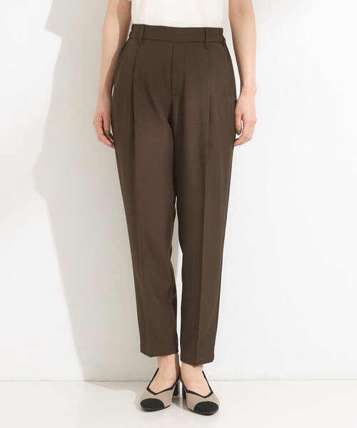 DRESKIP(ドレスキップ)の「【洗濯機可】きれいめにもカジュアルにも 麻調テーパードパンツ(その他パンツ・レディース・ブルー系その他/ブラウン系その他/チャコールグレー・04/03/02/01)」の16枚目の写真