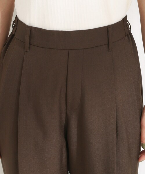 DRESKIP(ドレスキップ)の「【洗濯機可】きれいめにもカジュアルにも 麻調テーパードパンツ(その他パンツ・レディース・ブルー系その他/ブラウン系その他/チャコールグレー・04/03/02/01)」の19枚目の写真