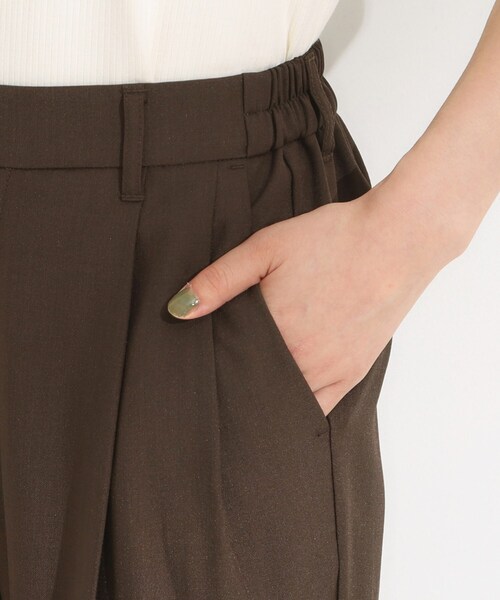 DRESKIP(ドレスキップ)の「【洗濯機可】きれいめにもカジュアルにも 麻調テーパードパンツ(その他パンツ・レディース・ブルー系その他/ブラウン系その他/チャコールグレー・04/03/02/01)」の20枚目の写真