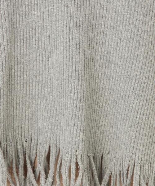 Another Edition（アナザーエディション）の「★★リブタチキリプルオーバー2/AEBC　COリブタチキリPOⅡ◆（Tシャツ/カットソー・レディース・オフホワイト/ライトグレー/オリーブ・フリー）」の13枚目の写真