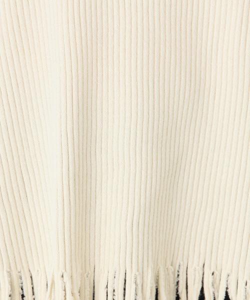 Another Edition（アナザーエディション）の「★★リブタチキリプルオーバー2/AEBC　COリブタチキリPOⅡ◆（Tシャツ/カットソー・レディース・オフホワイト/ライトグレー/オリーブ・フリー）」の7枚目の写真