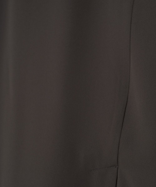 ANDRESD(アンドレスド)の「ドレープビスチェフロッキードレス / draped bustier flocky dress(ドレス・レディース・ライトグリーン/ブラック/ベージュ×ブラック/ブラウン系その他・S/L/M)」の5枚目の写真