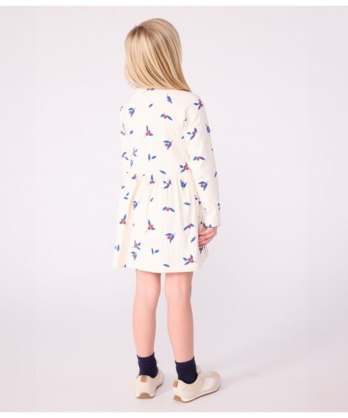 PETIT BATEAU（プチバトー）の「ワンピース（ワンピース・キッズ・ホワイト系その他・6YEAR/8YEAR/10YEAR/12YEAR）」の2枚目の写真