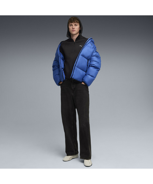 PUMA(プーマ)の「PUMA プーマ メンズ エヴォストライプ フルジップ フーディ(パーカー・メンズ・ブラック/ミックスグレー・MEDIUM/LARGE/SMALL/X-LARGE/XX-LARGE)」の4枚目の写真