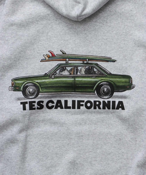 The Endless Summer（エンドレスサマー）の「TES 4 BUHI CHASING THE WAVES SWEAT PARKA / スウェットパーカー（パーカー・メンズ・ホワイト/ベージュ/グレー・SMALL/MEDIUM/LARGE/X-LARGE）」の14枚目の写真