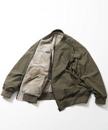 美品新品 MA-1 ブルゾン リバーシブル FREDY&GLOSTER NAVY（ファッション） ma1 ma-1 リバーシブルMA-1ミリタリー