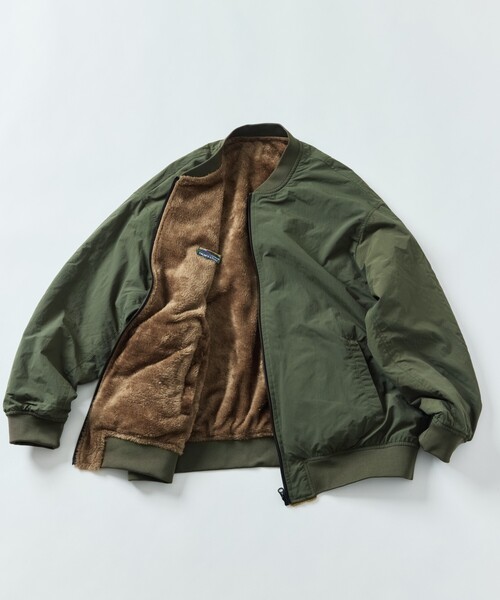 セール】限定展開 リラックスフィット ナイロン フリース リバーシブル