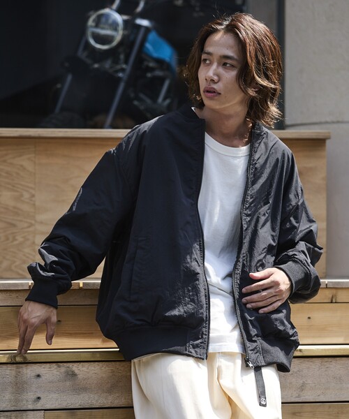 R*。様 美品 COACH ジップアップブルゾン MA-1 Sサイズ セール】限定展開 リラックスフィット ナイロン フリース