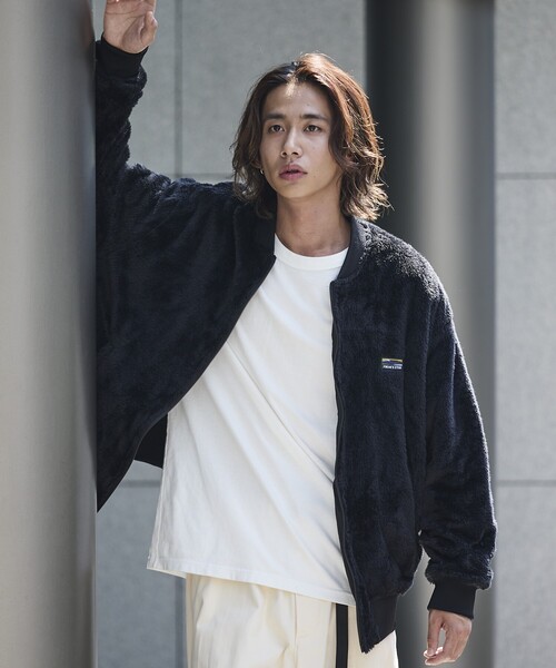 セール】限定展開 リラックスフィット ナイロン フリース リバーシブル