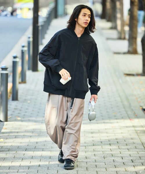 セール】限定展開 リラックスフィット ナイロン フリース リバーシブル