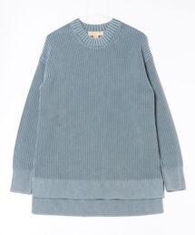【MICHAEL KORSMK】テープ SS クルーネック トップス BLUE MICHAEL KORS（マイケルコース）の「MKテープ SS クルーネック