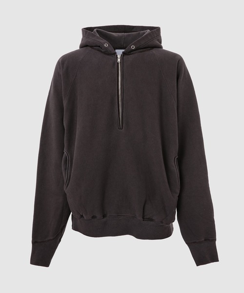 SUGARHILL（シュガーヒル）の「HALF ZIP HOODIE（パーカー・メンズ・グリーン系その他/パープル系その他・2）」の2枚目の写真