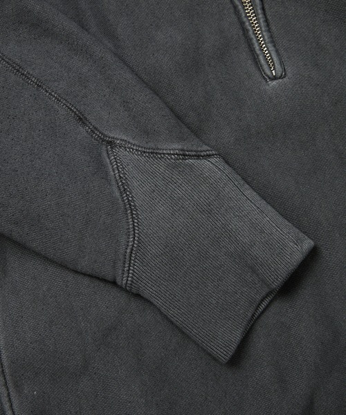 SUGARHILL（シュガーヒル）の「HALF ZIP HOODIE（パーカー・メンズ・グリーン系その他/パープル系その他・2）」の5枚目の写真