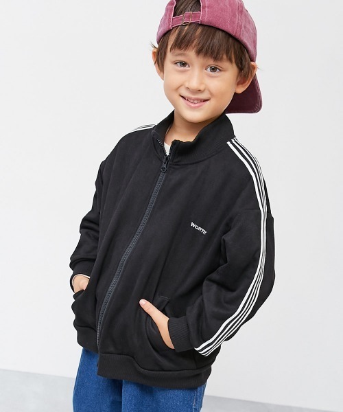 セール】【セットアップ可能】スウェード調 ストレッチ裏起毛 ライン