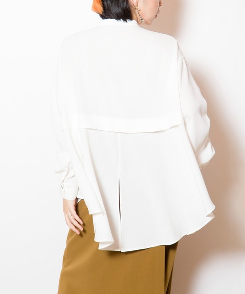 セール】フレアーヘムシャツブラウス（シャツ/ブラウス）｜OSMOSIS