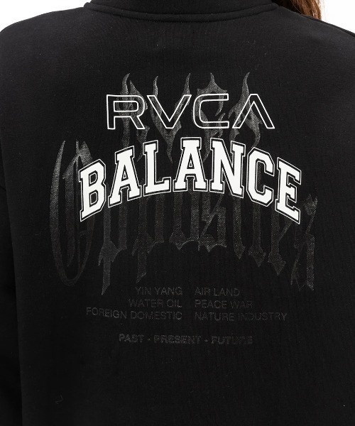 RVCA(ルーカ)の「【RVCA/ルーカ】24AW METALURGY HALF ZIP/ハーフジップバックプリントスタンドカラースウェットトレーナー(スウェット・レディース・ホワイト/ブラック/サンドベージュ・SMALL/MEDIUM)」の9枚目の写真