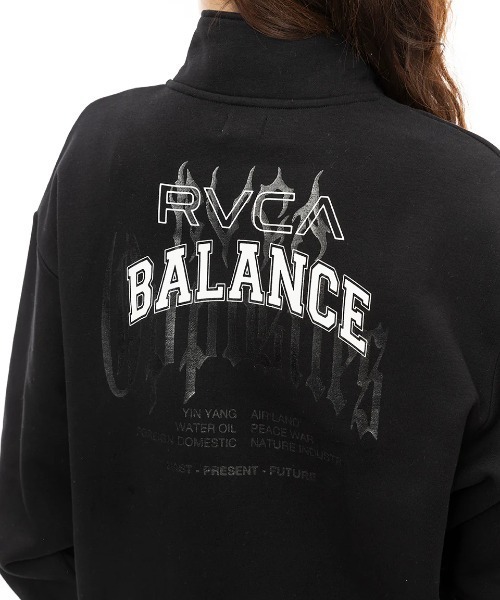RVCA(ルーカ)の「【RVCA/ルーカ】24AW METALURGY HALF ZIP/ハーフジップバックプリントスタンドカラースウェットトレーナー(スウェット・レディース・ホワイト/ブラック/サンドベージュ・SMALL/MEDIUM)」の10枚目の写真