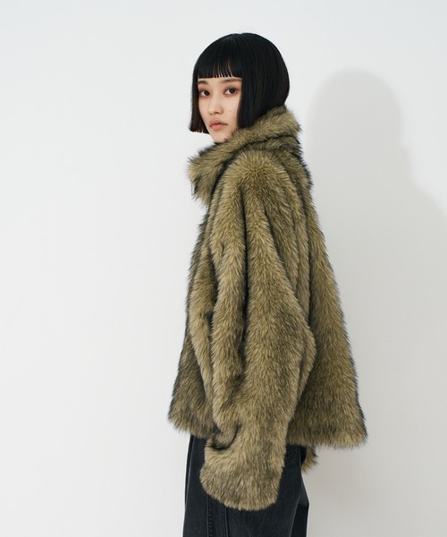 スタンドフェイクファーブルゾン / ファーコート（ブルゾン）｜NOMINE