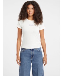 GUESS JEANS Short Sleeves Slim Stamp Heather Tee
